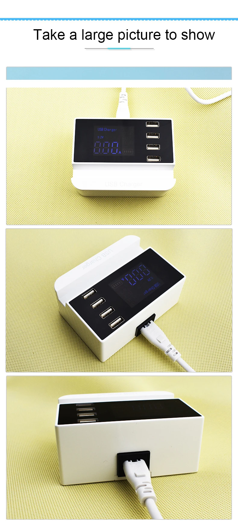 Концентратор, 4 порта, мульти USB зарядное устройство, Usb светодиодный адаптер, настенное зарядное устройство для Iphone, мобильного телефона, быстрая зарядка, настольная док-станция, EU, US, UK Plug