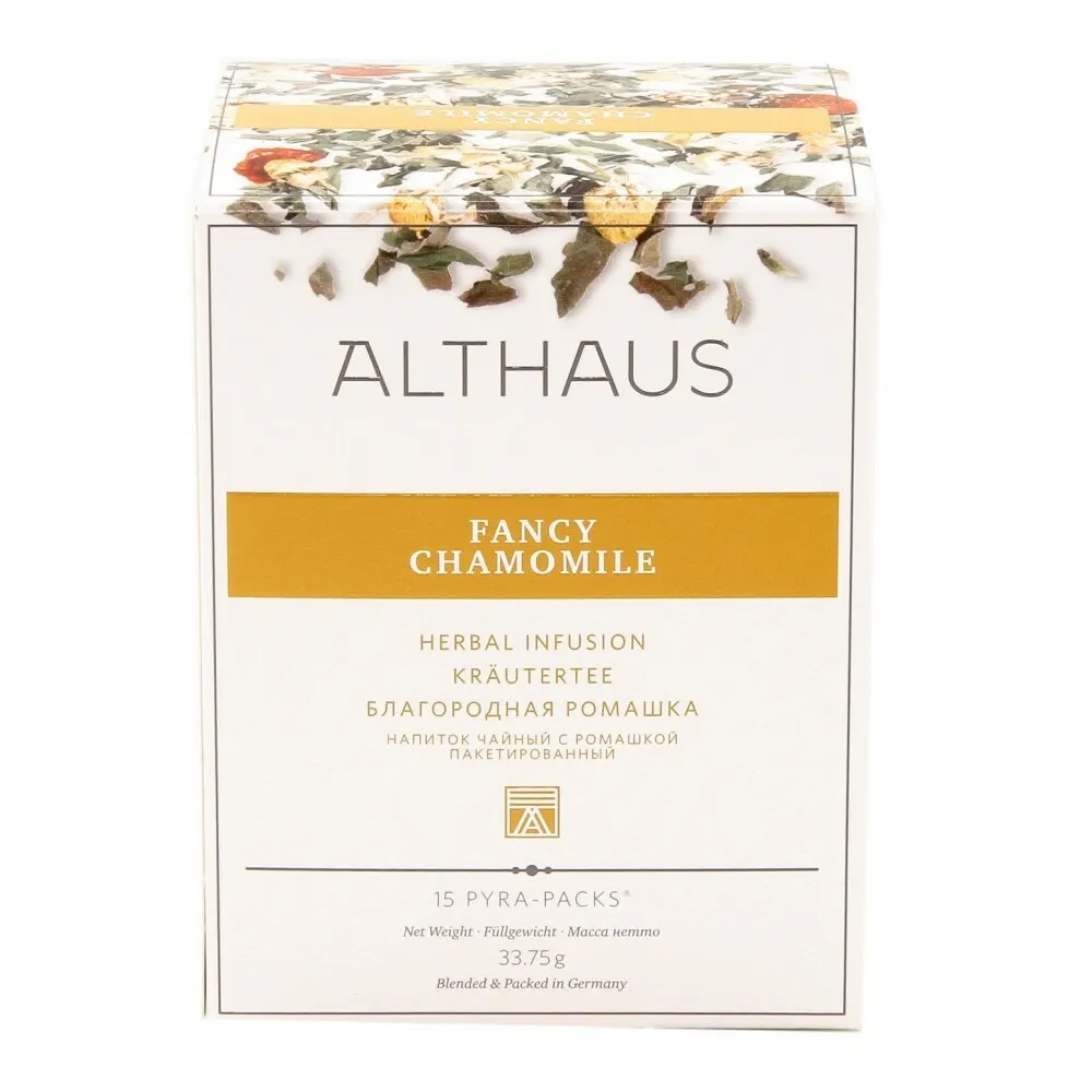 Травяной чай Althaus &quotFancy Chamomile (Благородная ромашка)&quot 15 пирамидок| |