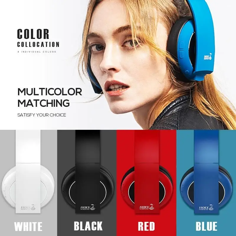 HOLY SERPENT F5 Bluetooth Наушники Накладные наушники проводные/беспроводные