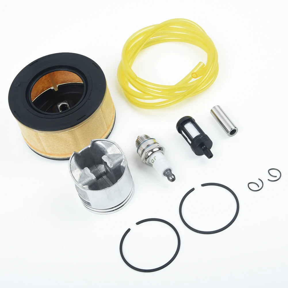 Замена поршень цепной пилы Pin Кольца воздушный фильтр топливная Линия Комплект