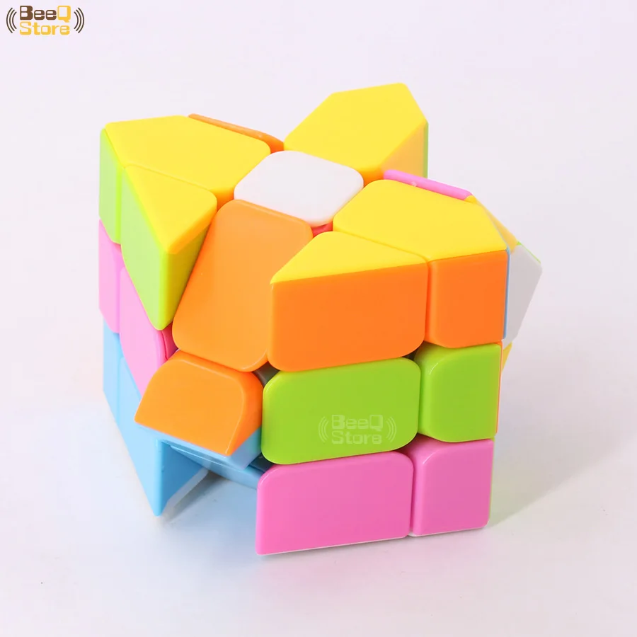 Фишер куб магический меняющийся ирорегулярный Jinggang скоростной без наклеек 3x3x3