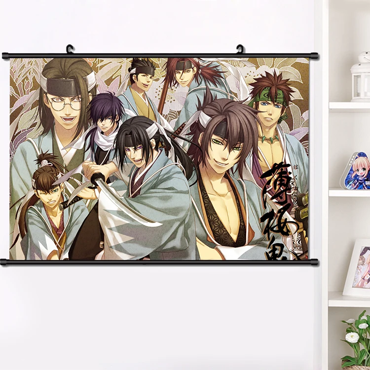 Аниме Hakuouki Shinsengumi Kitan Toudou Heisuke настенный постер манга искусственное украшение для