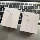 Оригинальное зарядное устройство 18 Вт USB C для iPhone 12 Pro XR X XS Max 8 Plus 11 адаптер для быстрой зарядки ЕС дорожное зарядное устройство для Apple кабель 2 м