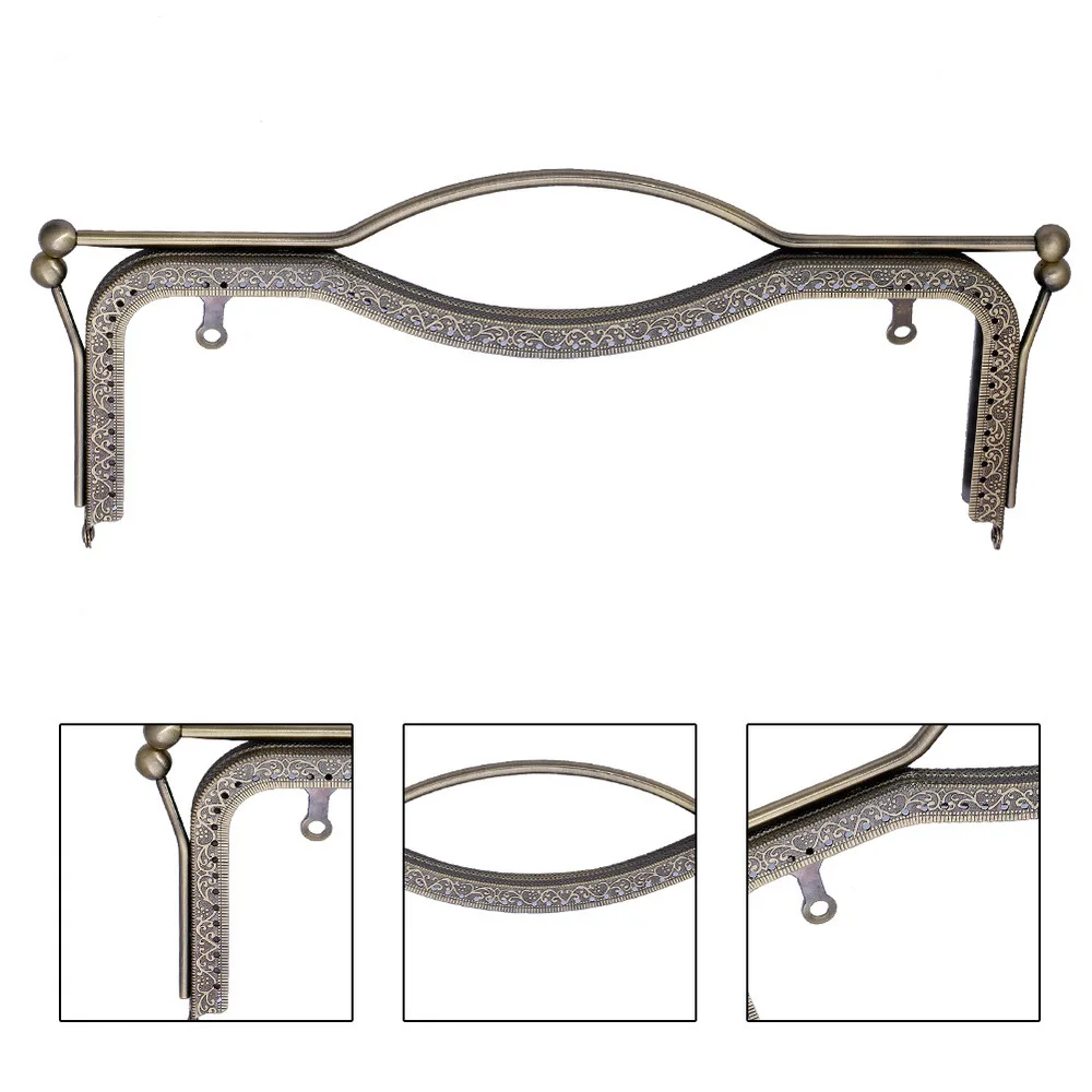 Замок с застежкой для женского клатча ручной работы 27 см|Принадлежности