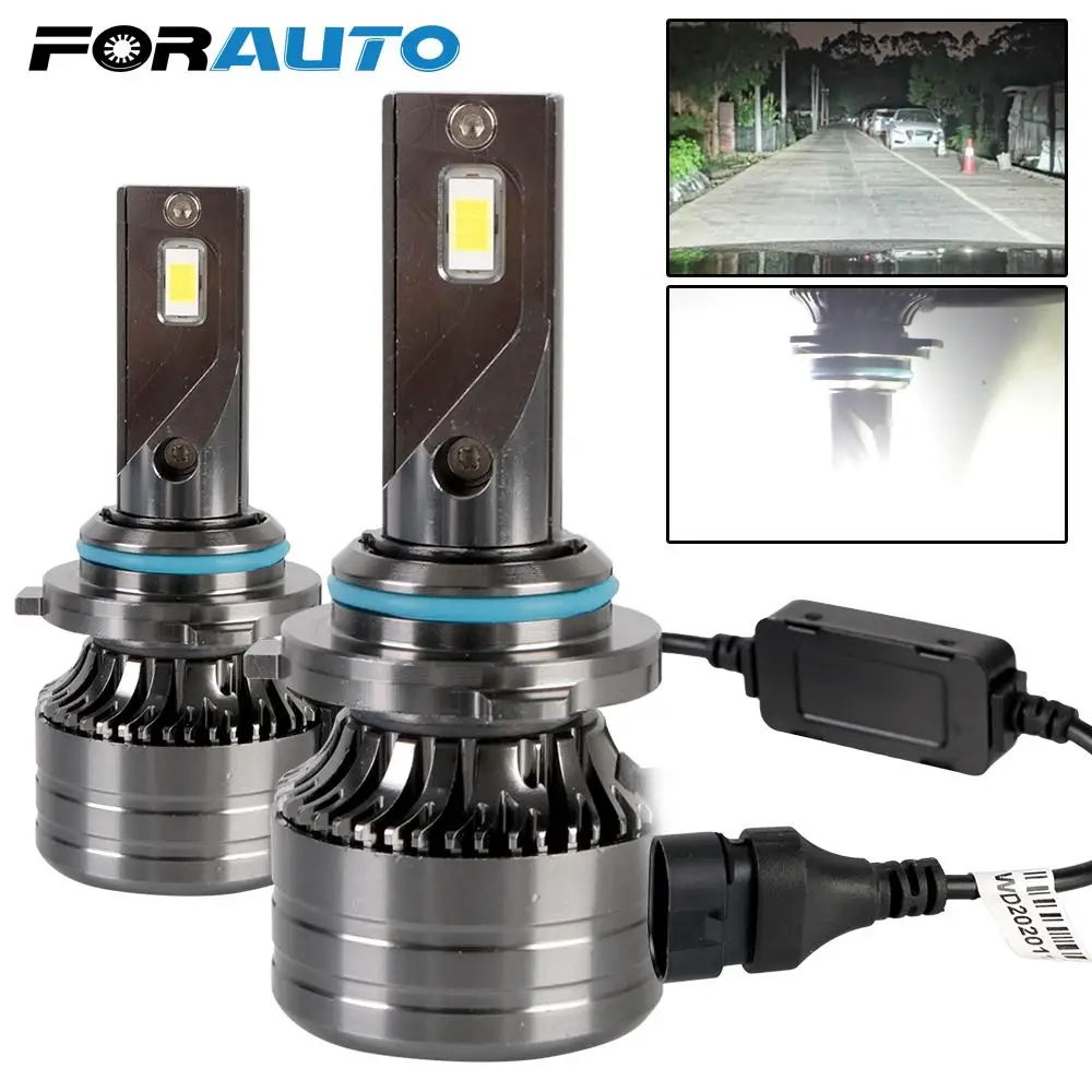 

Super Bright Car Headlight Mini Canbus 1 Pair Auto Fog Light LED Head Lamp H4 9003 H7 H8 H9 H11 9006 HB4 60W 6000LM 6000K