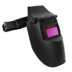 Сварочная маска на солнечной батарее, автоматический шлем для сварки, с креплением на голову, светофильтр, защитный плоский откидной наполовину