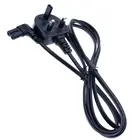 3 м кабель питания Великобритания 3-контактный разъем для правой угловой 90 градусов IEC-60320-C7 рис. 8 для Samsung LG Sony Sharp LED TV, Sky Plus + HD Box