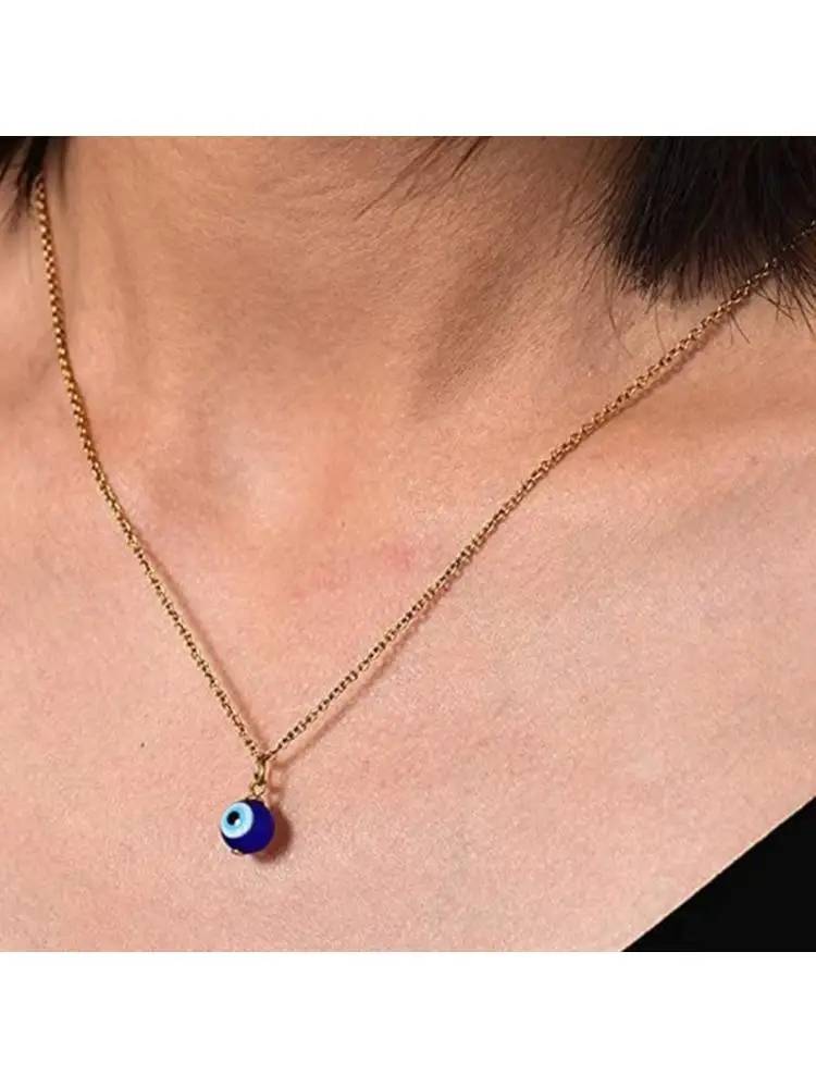 Lucky Blue Eye Necklace Evil Eye 
