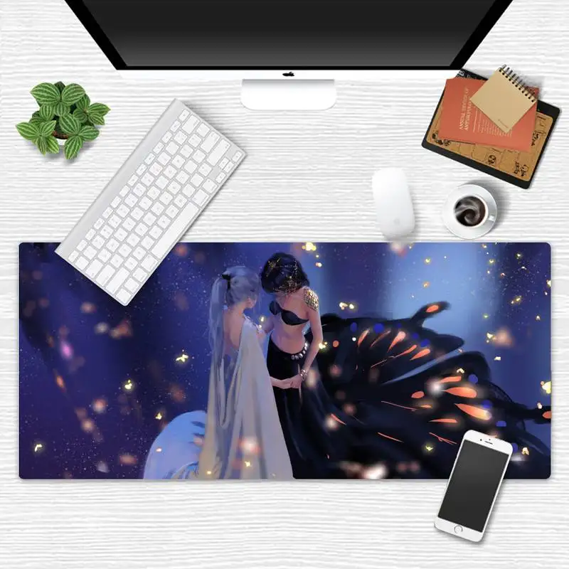 

Aeolian sexy girl Large Mouse pad PC Computer mat Desk Table Protect Game Office Work Mouse Mat pad X XL Non-slip Laptop Cushion