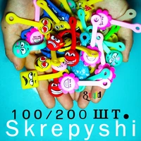 100200pcs skrepyshi from magnit clips magnet data line staples organizer for pen pencil not whole collection skrepysh 2 squeaky
