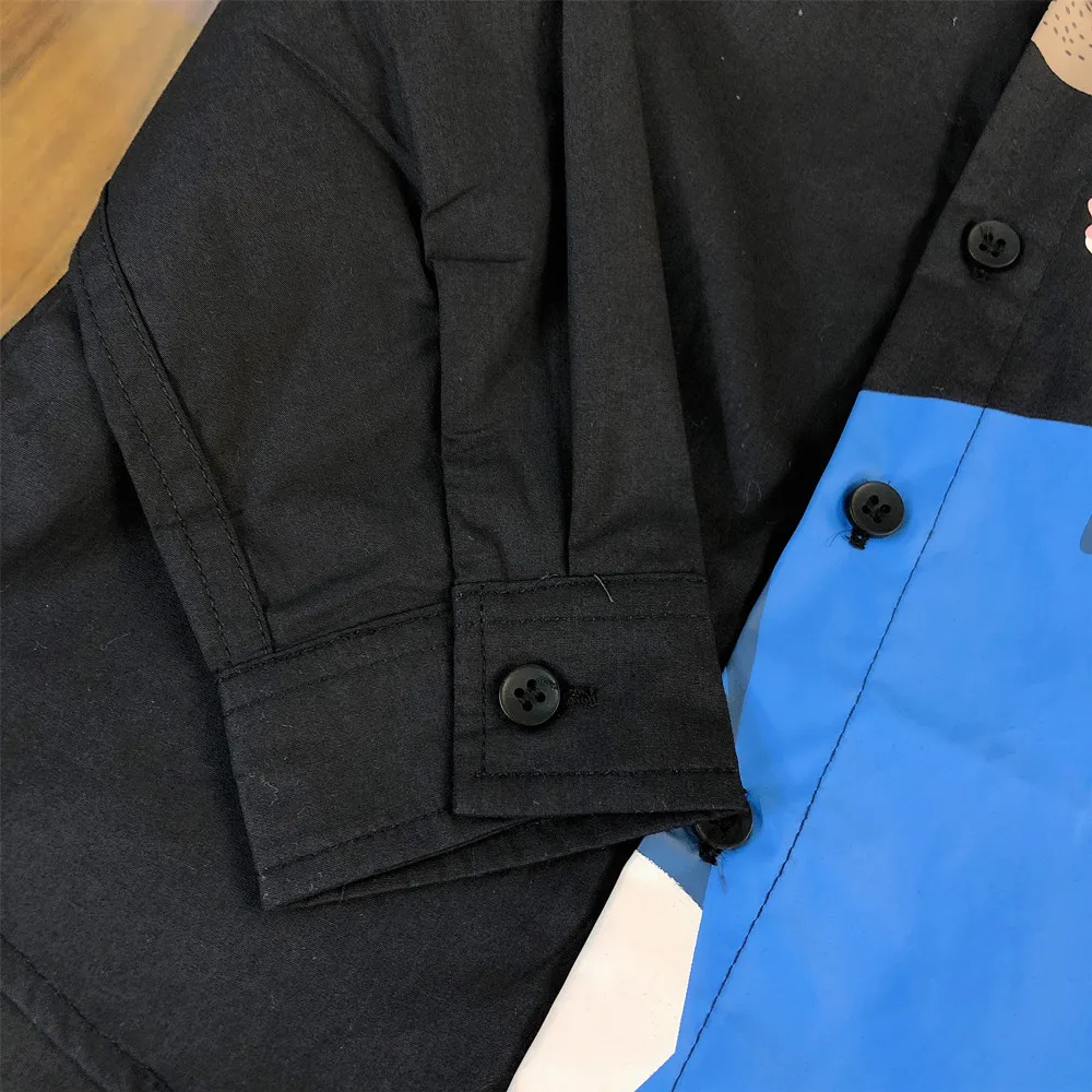 

Designer children's clothing 2021 early autumn new products boy long-sleeved shirt cartoon printing comfortable casual