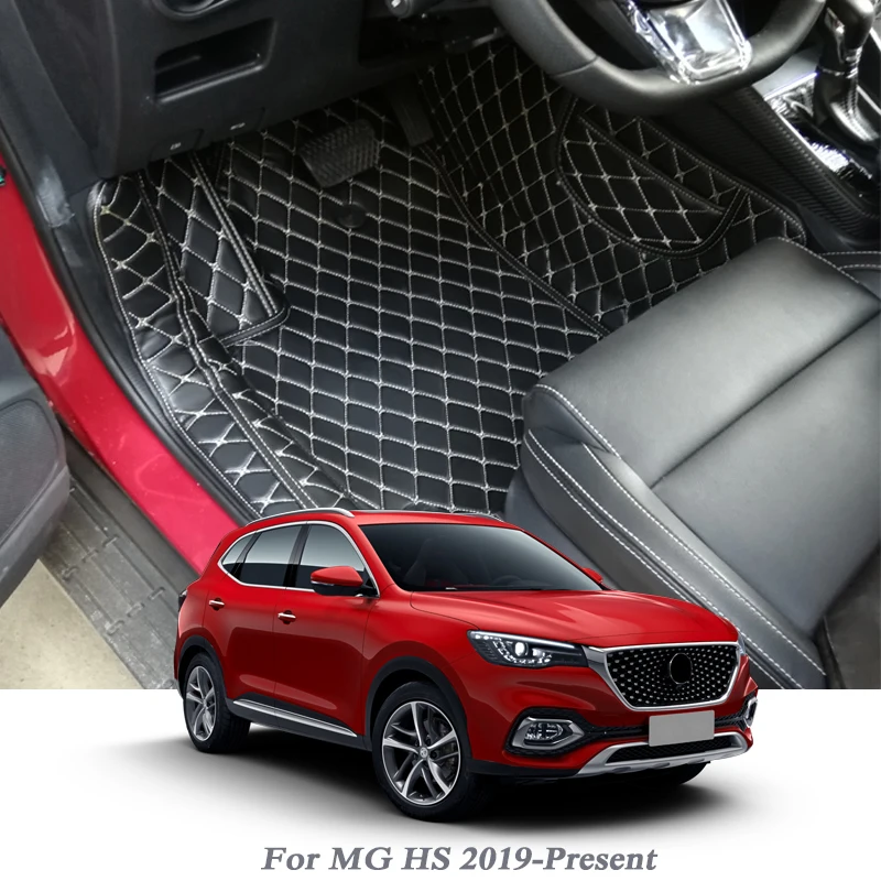 

Автомобильный Стайлинг, напольный коврик из искусственной кожи для MG HS, 2019-настоящий автомобильный коврик для ног, автомобильный коврик, за...