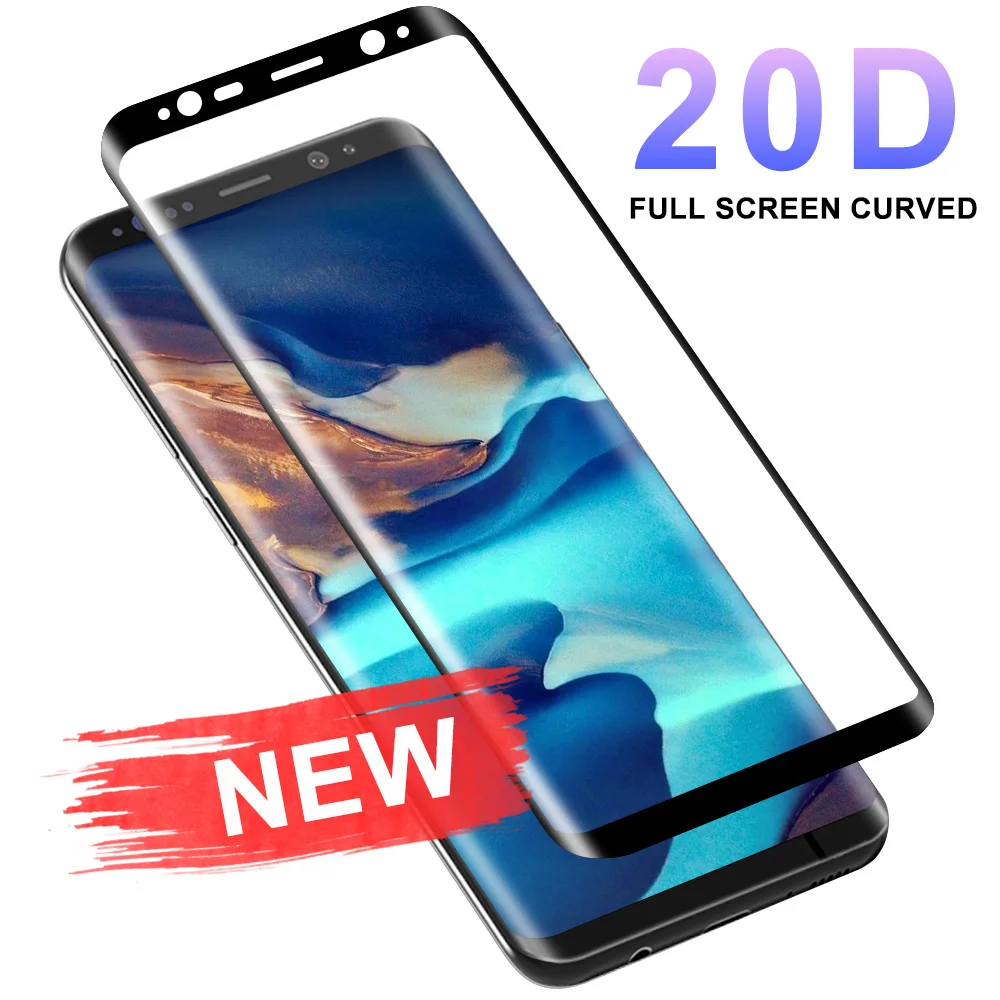 AFY 20D полное изогнутое закаленное стекло для samsung S10 (4G verson) S10E Plus защитное Note 8 9 10