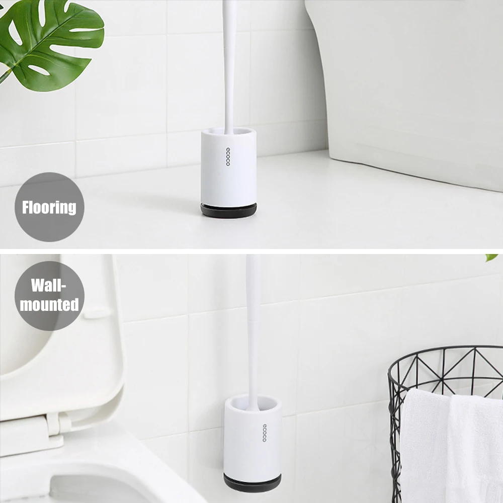 Набор щеток Ecoco для чистки туалета щетка из мягкой ТПР уборки с ведром аксессуары