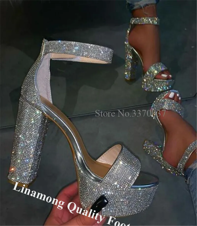 

Босоножки Linamong с открытым носком, на высокой платформе, с ремешком на щиколотке