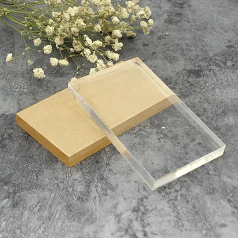 

Handle Locator Seal Handle Transparent Acrylic Seal Rectangle Block P8N1