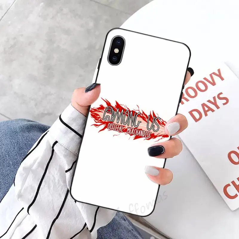 

Among Us Phone Case Candy Color for iPhone 6 7 8 11 12 s mini pro X XS XR MAX Plus