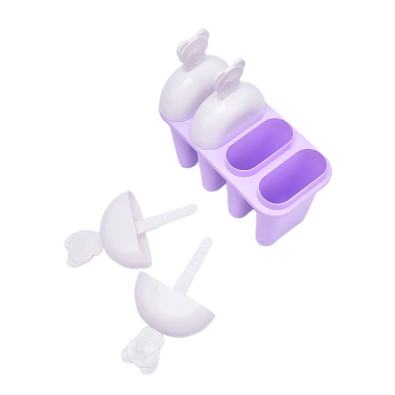 4 ячейки сделай сам классическая форма для мороженого в виде медведя с крышкой