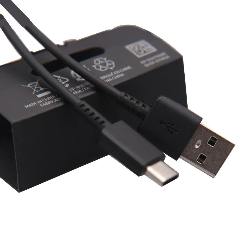 10 шт. OEM Note S10 USB Type C кабель 1 2 м А для быстрой зарядки Samsung Galaxy S10E S10P|Кабели передачи