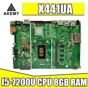 x441ua mainboard i5 7200u cpu 8gb ram for asus x441ua x441uv x441ub x441uq x441u a441u f441u laptop motherboard tested full ok free global shipping