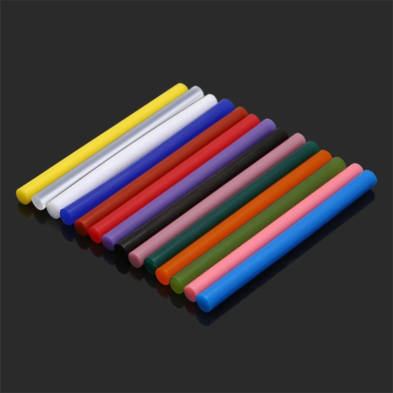 

5pcs Hot Melt Glue Stick Colorful 7x100mm Adhesive For DIY Craft Toy Repair Tool