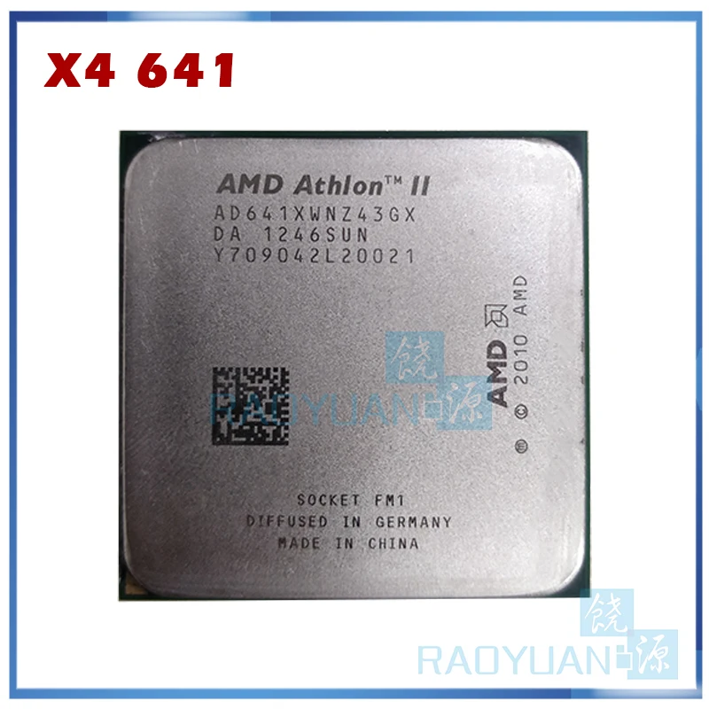 AMD Athlon II X4 641 641X 2 8 ГГц 100 Вт Quad Core Процессор процессор AD641XWN43GX гнездо FM1/ 905pin|athlon ii x4
