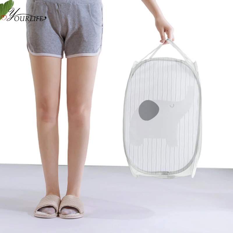 OYOURLIFE портативная дышащая складная корзина для грязной одежды | Дом и сад