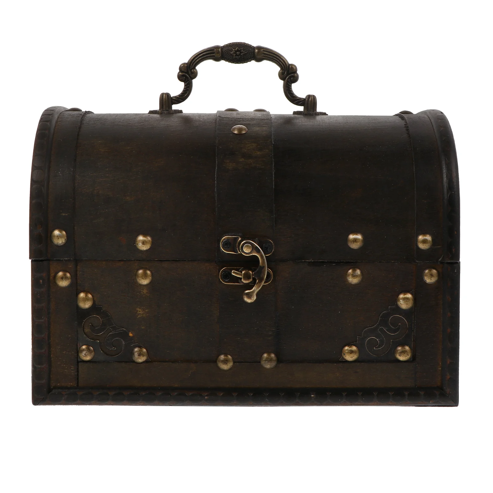 

Wooden Jewelry Box Portable Travel Storage Case Sundries Storage Holder