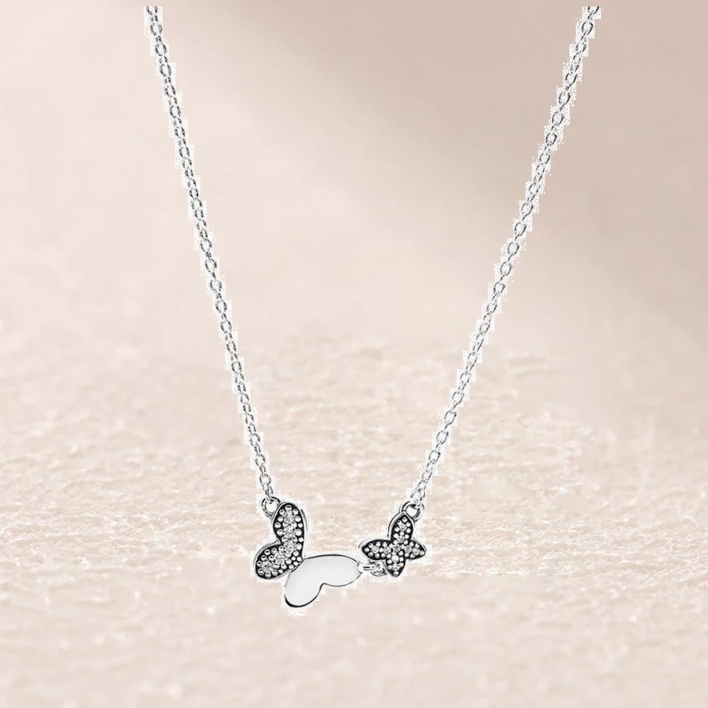 

590520CZ Butterfly Necklace
