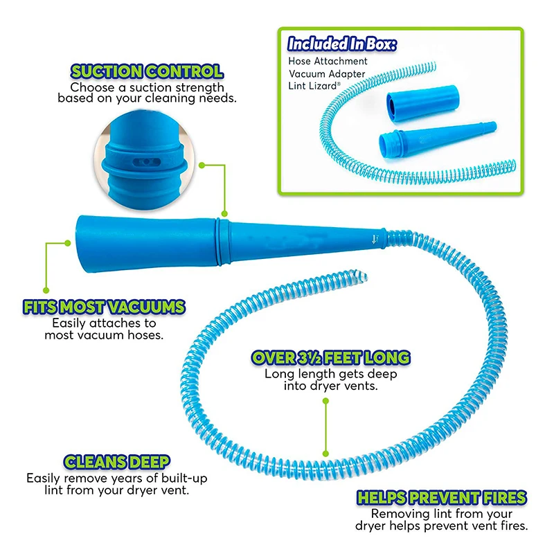 

Universal Dryer Vent Vacuum Cleaner Attachment Dust Cleaner Pipe Vacuum Lint Hoses For Lint Lizard Universal Dryer Vent Vacuum