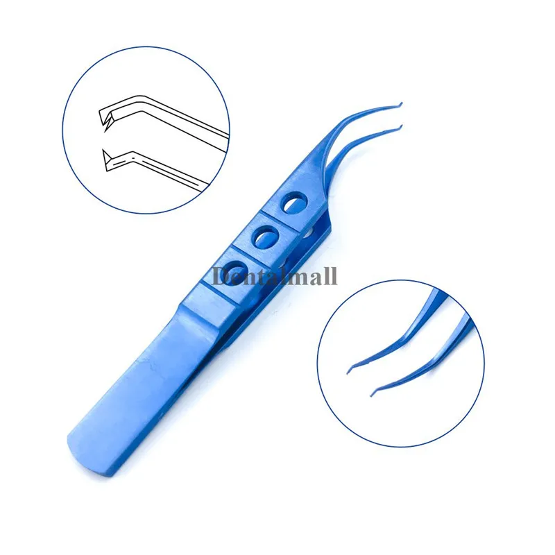 Офтальмологический Пинцет Botvin Iris Колибри зубчатый 75 мм/115 мм стоматологический