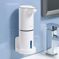 automatic soap foam dispenser intelligent sensing foam cleaning soap container rechargeable white bathroom fluid vessel