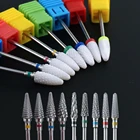 Твердосплавная фреза для ногтей, 1 шт., электрическая фреза, фреза для маникюра и педикюра, пилочки для ногтей, инструменты для педикюра