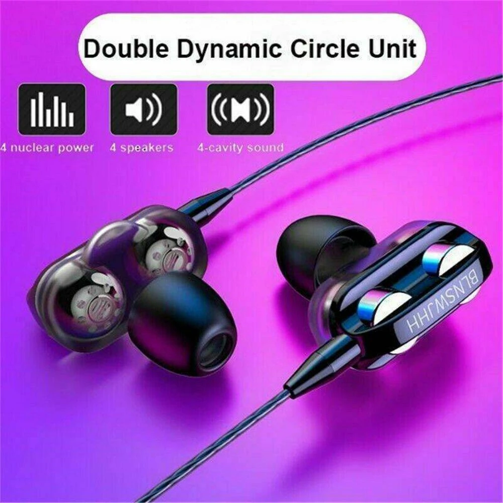

3.5mm Super Bass In ear HIFI Stereo Earphone Earbuds Headphone Headset With Mic