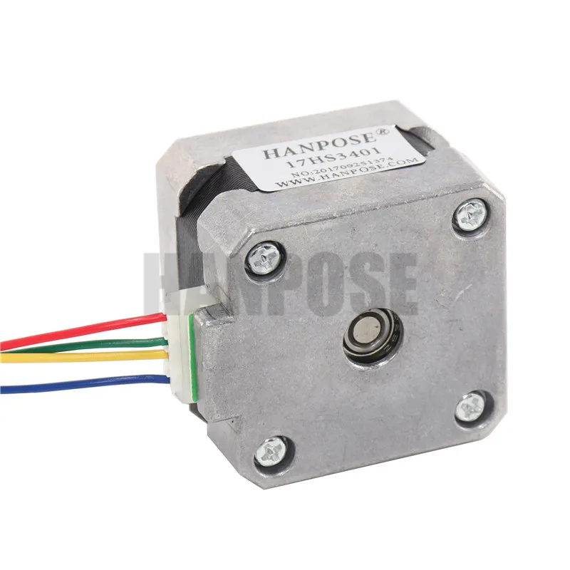 3 шт./лот 17HS3401 4-проводной шаговый двигатель Nema 17 42bygh 1.3A для фрезерного станка с ЧПУ