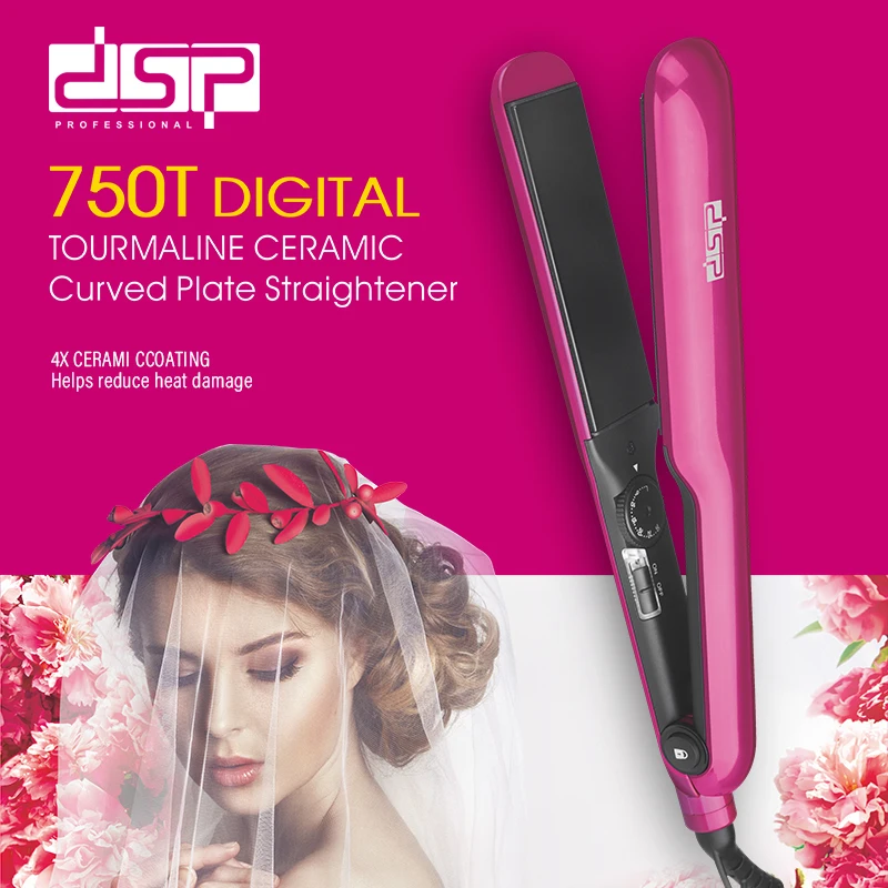 Профессиональный Выпрямитель для волос утюжок Керамический выпрямитель DSP 220 В