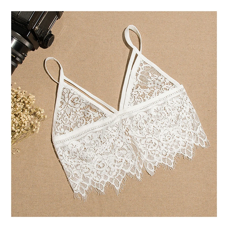

Sexy Women Summer Tops Spaghetti Strap Ladies Camisole Lace Bralette Clubwear