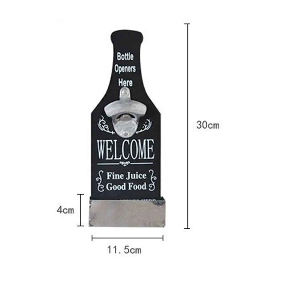 

Beer Bottle Opener Creative Storage Box Bar Restaurant Tools Opener Wall Bar Home Decoration Bottle