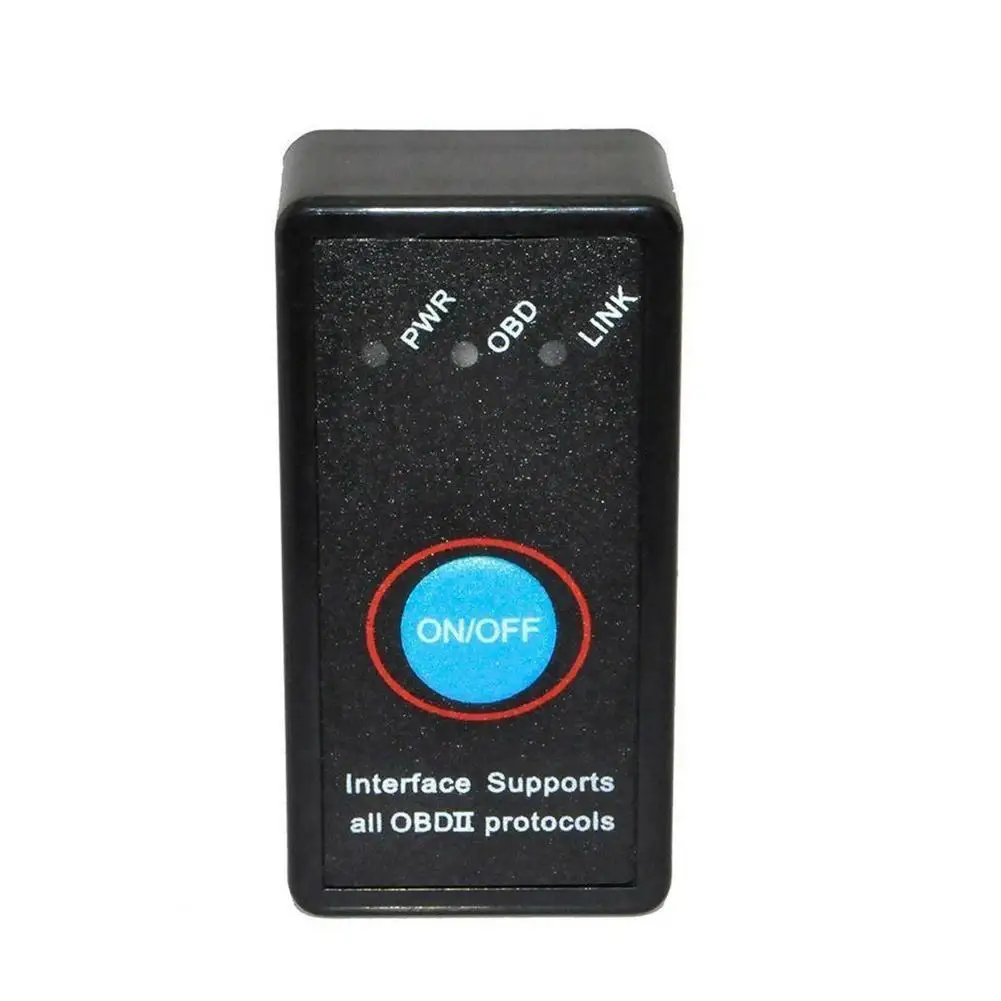 Супер Мини elm327 Bluetooth OBD2 V1.5 Elm 327 V 1,5 OBD 2 автоматический диагностический инструмент сканер Elm-327 OBDII адаптер автоматический диагностический инструмент