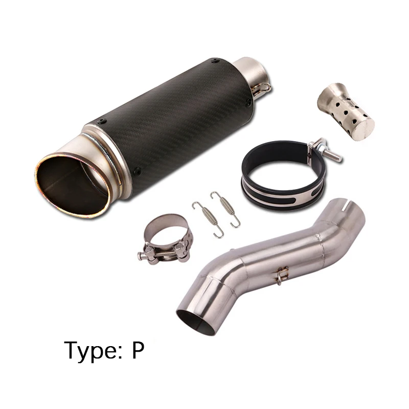 For Honda CBR400R CB400 2016-2020 Motorcycle Exhaust Pipe Middle Link Slip On 51mm Muffler Removable Db Killer Escapes | Автомобили и