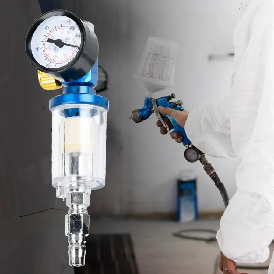 Вакуумный манометр 1/4 дюйма регулятор давления на воздухозаборе встроенный