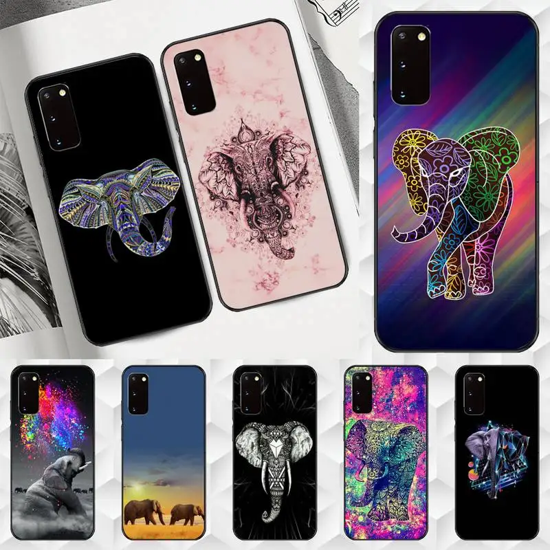 

Animal Elephant Phone Case for Samsung A10 A10S M10 M11 M20 M30 M31 S M21 M51 cover coque