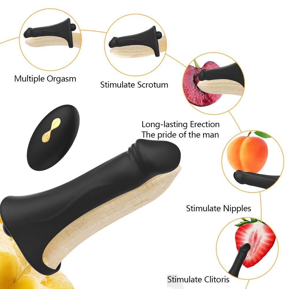 Беспроводной двойной вибратор с дистанционным управлением для мужчин Анальная