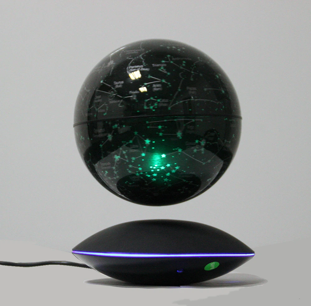 Украшения дома магнитной левитации 4/ 6 дюймов звезды поворачивается плавающий