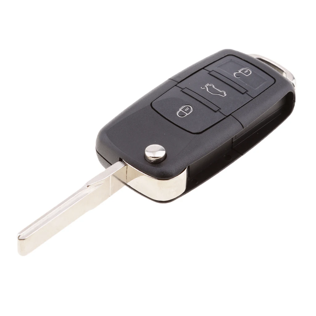 3 кнопочный дистанционный складной ключ для VW Passat 02 05 Golf 06 Polo 09|Защитный корпус