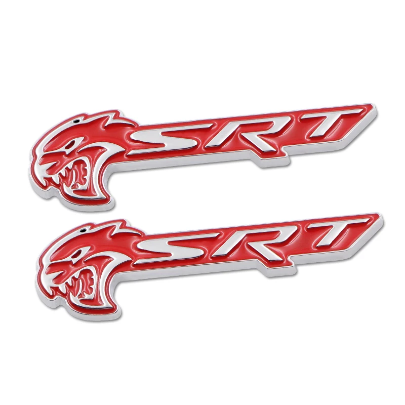 Для Dodge Challeng хром SRT 3D Металлическая Автомобильная боковая эмблема наклейка задний багажник эмблемы Стайлинг автомобиля Наклейка