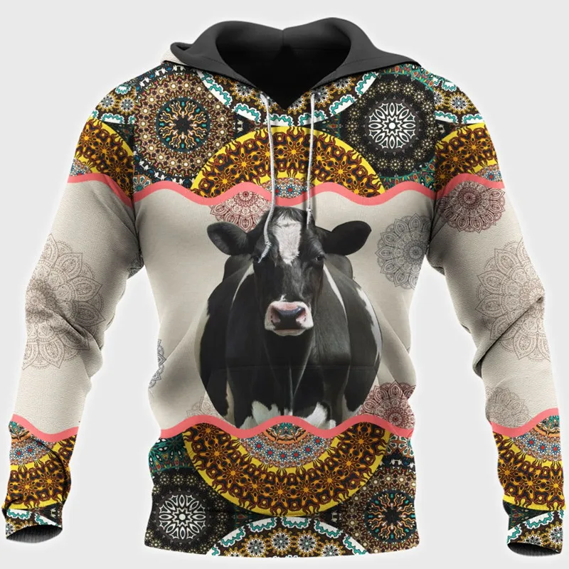 

Beautiful Cow 3D Fully Printed Fashion Top Hoodie Harajuku Autumn Winter Street Sweatshirt Unisex Casual Zipper Pullover Apparel