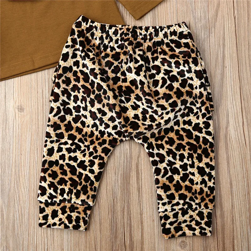 2 шт. однотонные топы с оборками и брюки для новорожденных девочек|Комплекты