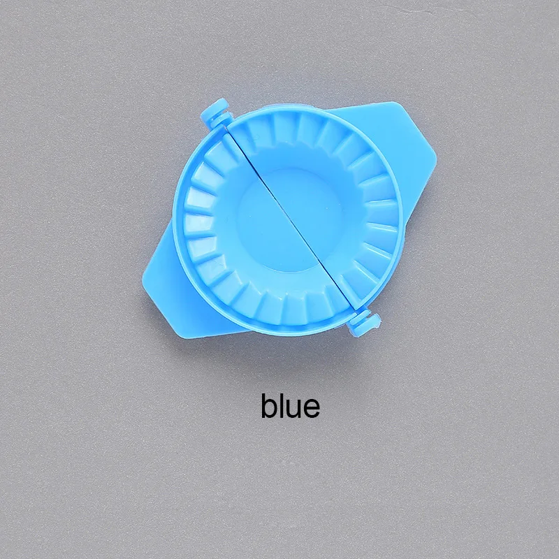 blue DIY инструмент для пельменей Высокое качество клецки Jiaozi производитель устройство легко Клецки Формы зажимы Cozinha кухонные аксессуары - Цвет: blue