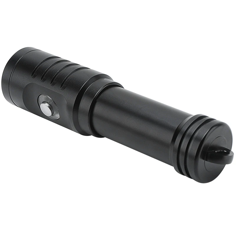 Светодиодный фонарик для дайвинга водонепроницаемый IPX8 80 метров 18650 фонарь